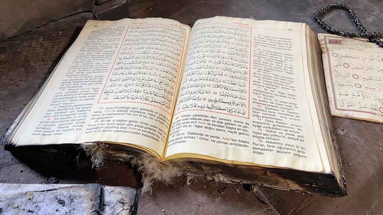 Gurbetçinin hayalleri yangında kül oldu