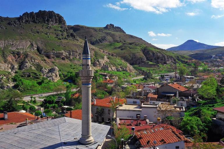 Konya'nın tarihi mahallesi Sille'de koronavirüs sessizliği