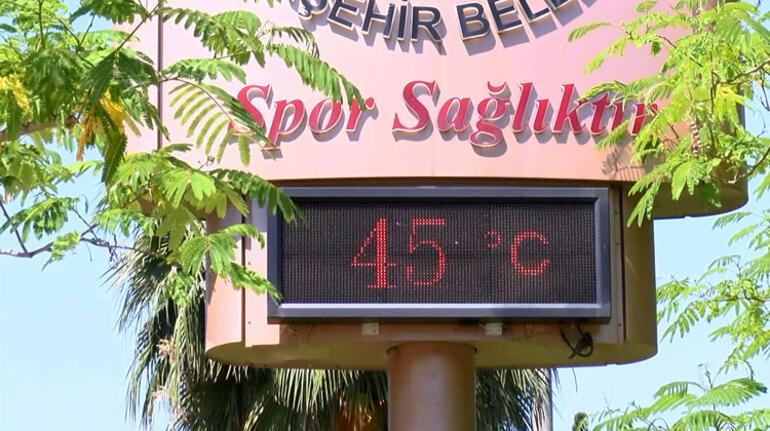 Yer: Adana... Sıcaktan termometreler patladı