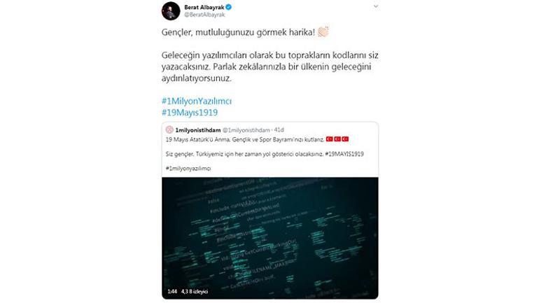 Bakan Albayrak, geleceğin yazılımcılarına seslendi