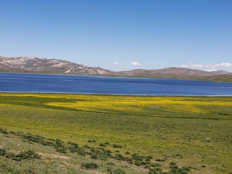 Van'ın yeşil ve mavi güzeli Keşiş Gölü hayran bırakıyor