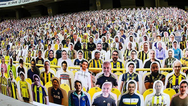 Fenerbahçe Kulübü, Ülker Stadı'na taraftar kartonetleri yerleştirdi