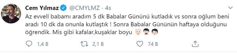 Cem Yılmaz, Babalar Günü'nün tarihini karıştırınca