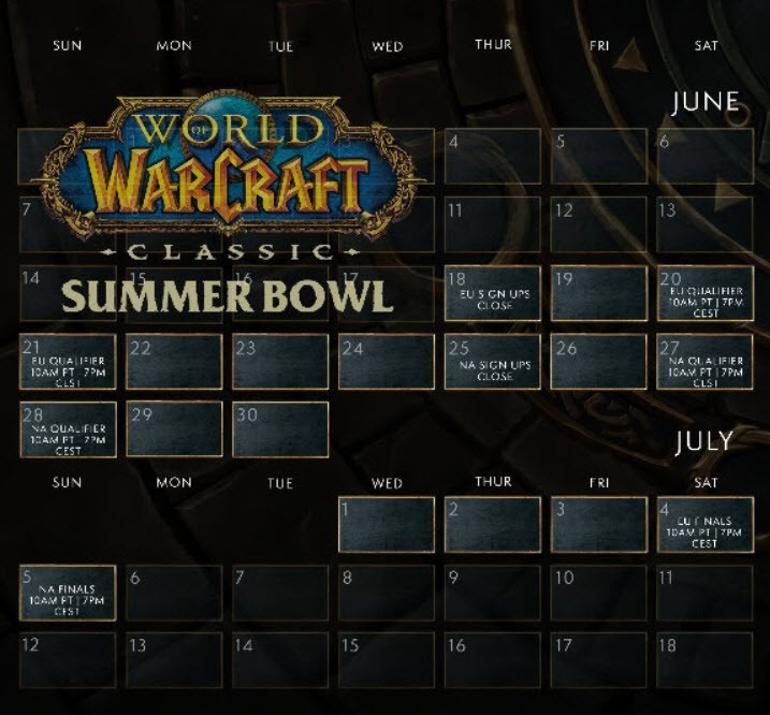 World of Warcraft Classic Summer Bowl başlıyor