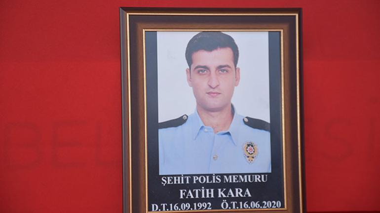 Şehit Polis Kara son yolculuğuna uğurlandı