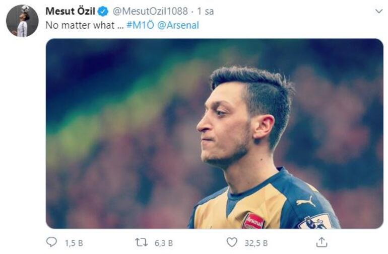 Fenerbahçe ile anılan Mesut Özil'den Arsenal paylaşımı!
