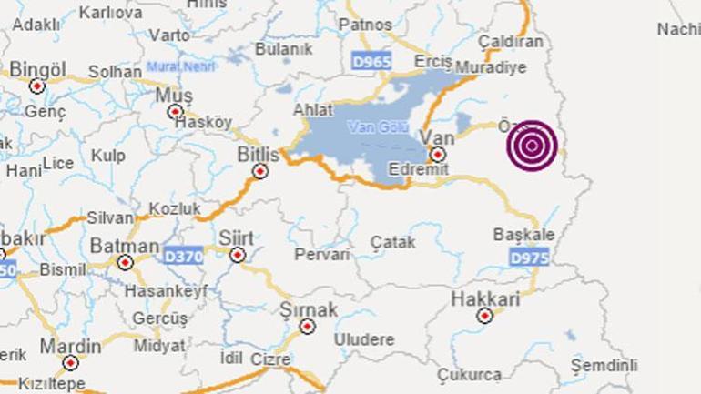 Son dakika haberi: Vanda 5.4 şiddetinde deprem.. Van Valisinden ilk açıklama