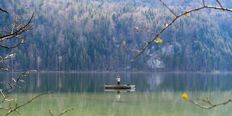 Almanya'nın en temiz göllerinden Weissensee