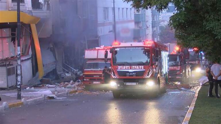 Breaking news: moments of explosion in the textile workshop in Bahçeliev, Istanbul on camera