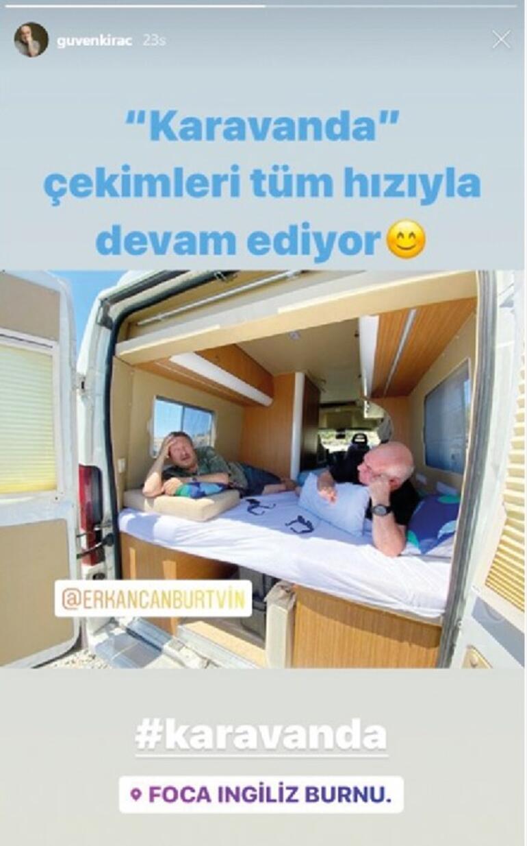 Erkan Can ile Güven Kıraç karavan tatilinde