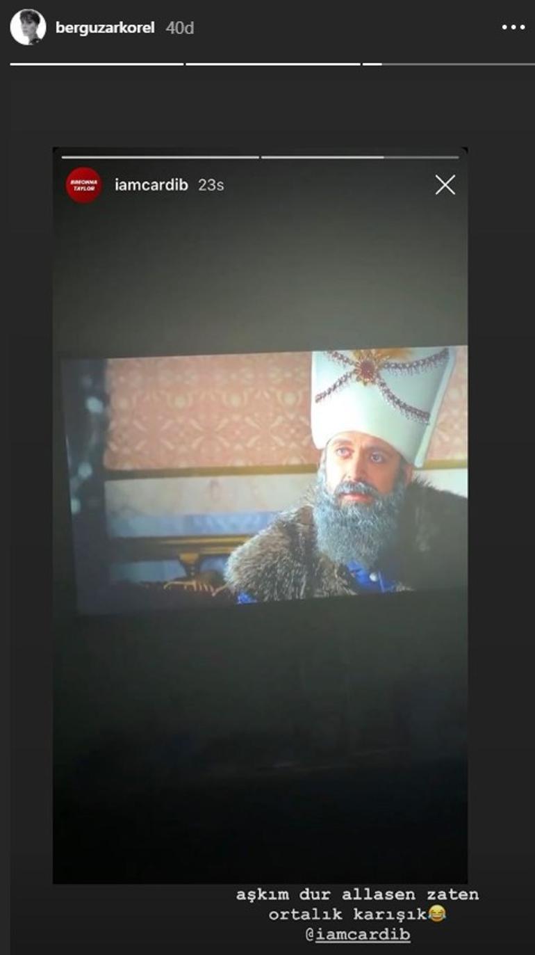 Bergüzar Korel'den Cardi B'ye esprili gönderme: Kimin kocası bu!