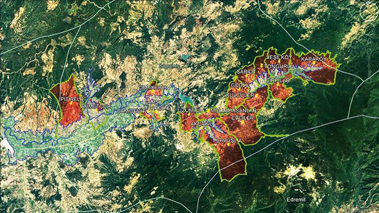Doğa harikası Kazdağları’nda bulunan Bayramiç Barajı zehrinden arındı
