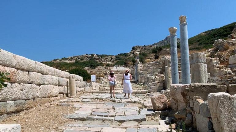 3 bin yıllık Knidos Antik Kentinde yapılar yeniden yükseliyor