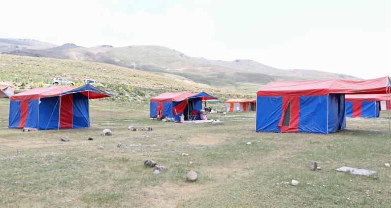 Erciyes'teki Tekir Yaylası doğa tutkunlarının gözde mekanı olma yolunda ilerliyor