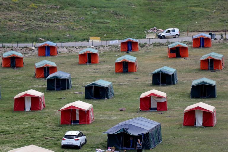 Erciyes'teki Tekir Yaylası doğa tutkunlarının gözde mekanı olma yolunda ilerliyor