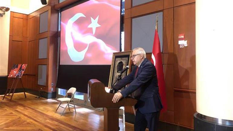 Türkiye'nin Washington Büyükelçiliği'nde 15 Temmuz anıldı