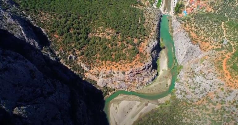 Bir doğa harikası İncesu kanyonu