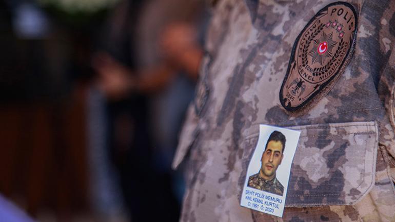 Siirtte şehit düşen Özel Harekat polisi Anıl Kemal Kurtul son yolculuğuna uğurlandı