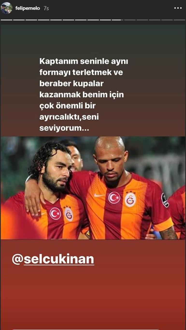 Felipe Melo'dan Selçuk İnan için duygusal paylaşım!