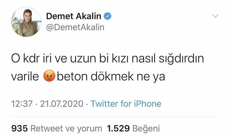 Demet Akalından tepki çeken Pınar Gültekin paylaşımı