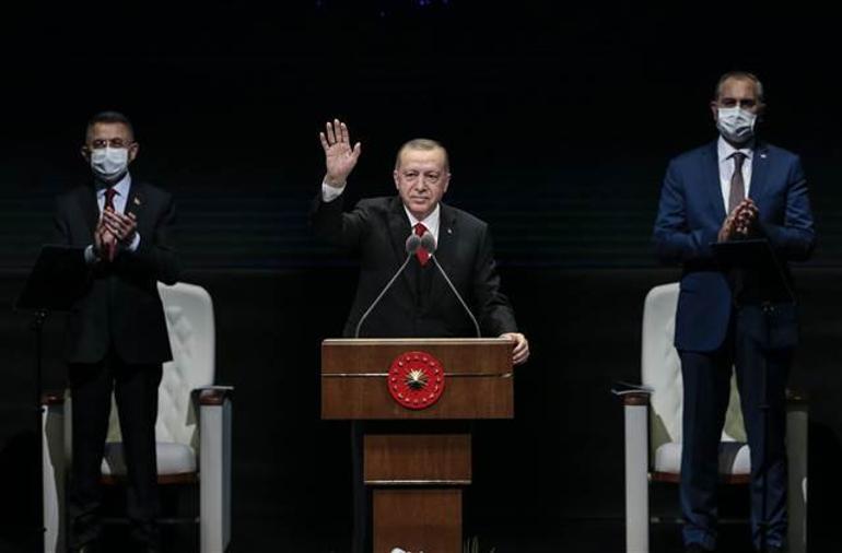 Son dakika... Cumhurbaşkanı Erdoğan: Hakkını söke söke alan bir ülke olarak devam edeceğiz