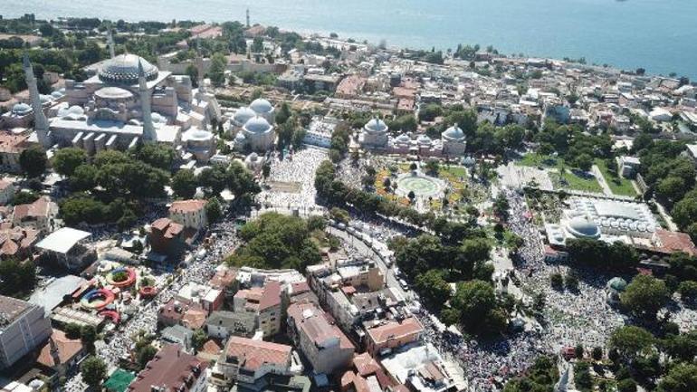 Son dakika... Tarihi gün İşte dakika dakika Ayasofyadaki son gelişmeler