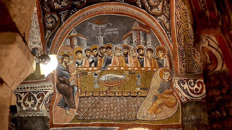 Karanlık Kilisenin freskleri ile bin yıl öncesine yolculuk