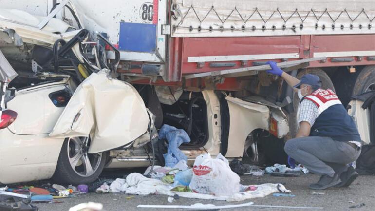 Last minute ... Disastrous accident on Ankara-Konya highway: 5 dead