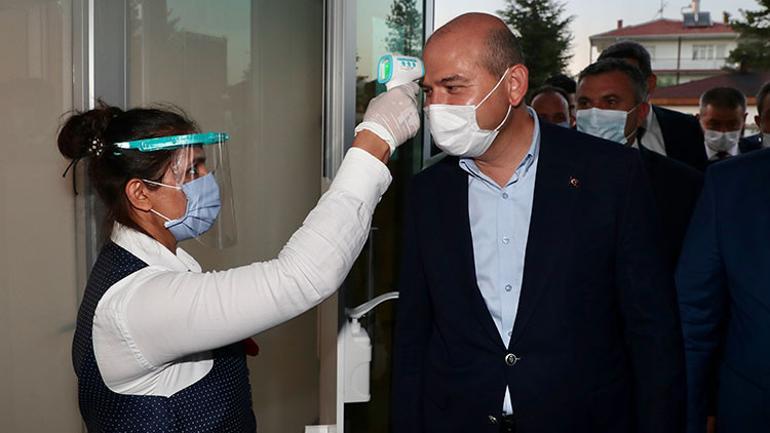 İçişleri Bakanı Süleyman Soylu düğün salonu denetimine katıldı