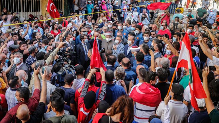 Son dakika haberi: Lübnanda Türk heyetine coşkulu karşılama