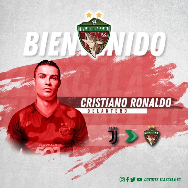 Son dakika | Meksika 3. Lig takımı Tlaxcala, Cristiano Ronaldo transferini açıkladı