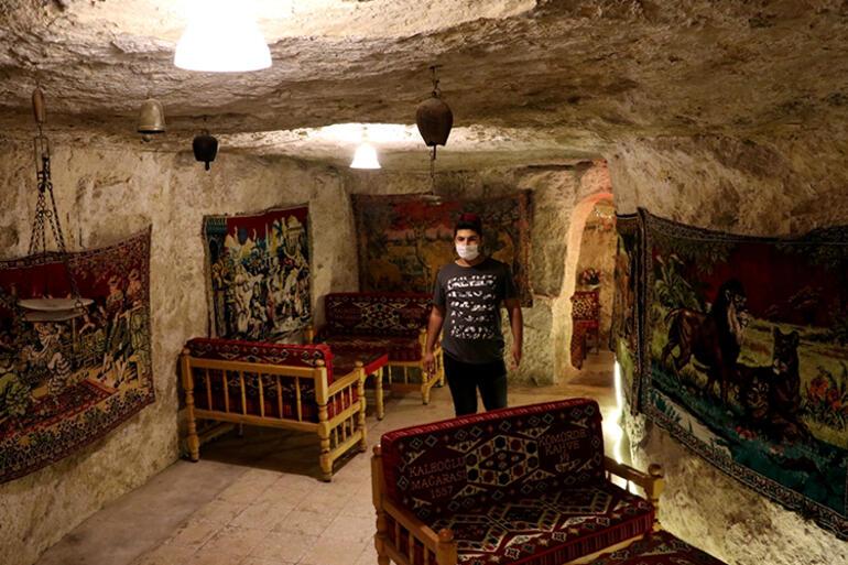Turistlerin kavurucu sıcaktaki uğrak mekanı: "Kaleoğlu Mağarası"