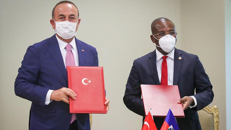 Bakan Çavuşoğlu duyurdu: Haiti ile 7 anlaşma imzalandı