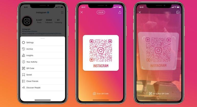 Instagram QR kod özelliğini hayata geçirdi