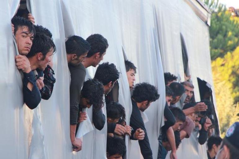 120 kaçak göçmeni taşıyan TIR sürücüsü adliyede