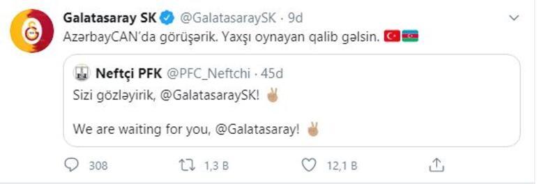 Son Dakika | Neftçi Bakü'den ilk paylaşım! Galatasaray...