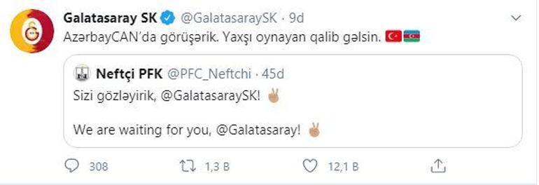 Son Dakika | Neftçi Bakü'den ilk paylaşım! Galatasaray...