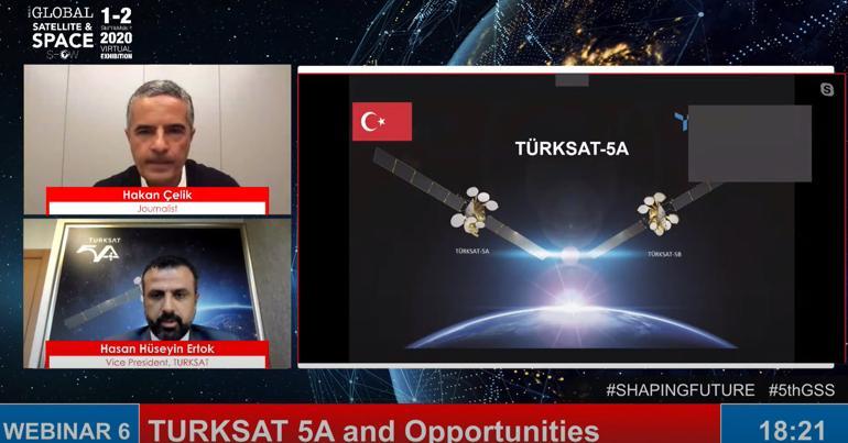 TÜRKSAT 5A ilk kez canlı yayınla tüm dünyaya gösterildi