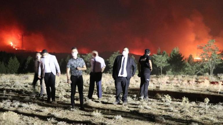 Forest fire in Denizli spread to Burdura