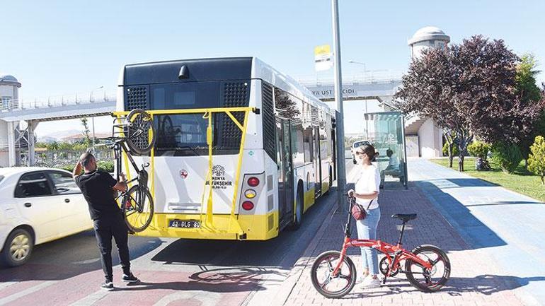 Bisiklet şehri Konya’dan Türkiye’de bir ilk: Bisiklet tramvayı raylarda