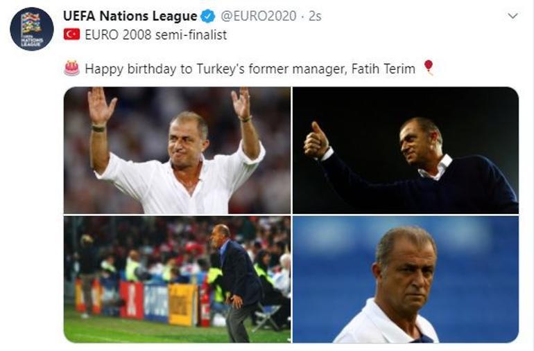 UEFA ve FIFA'dan Fatih Terim mesajı