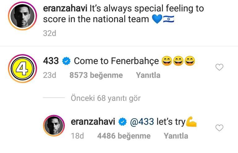 Son Dakika | Eran Zahavi'den Fenerbahçe'ye transfer cevabı!