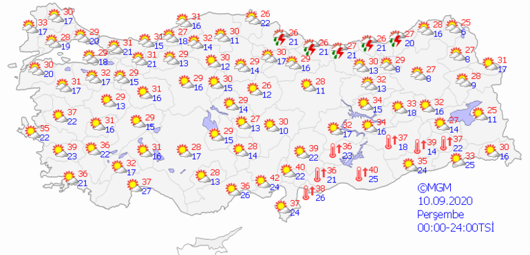 Hava Durumu Bugun Nasil Olacak Meteoroloji Den Istanbul A Saganak Uyarisi 10 Eylul Hava Durumu Son Dakika Haberler