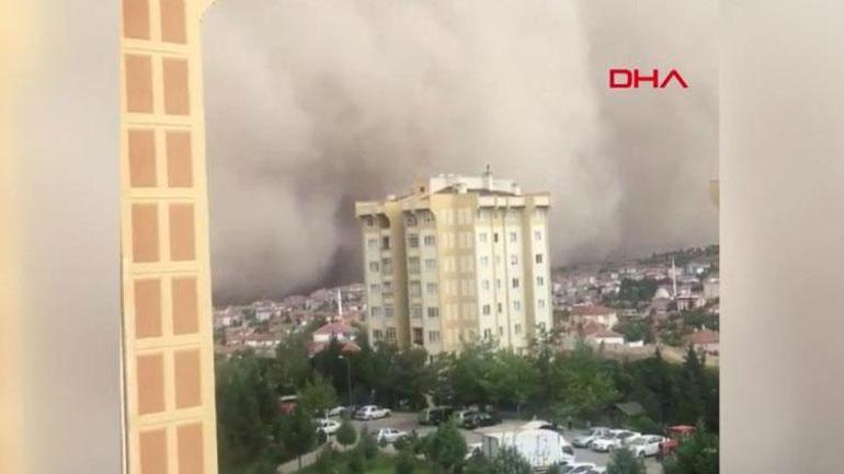 Son dakika haberler... Ankara Polatlıda inanılmaz görüntüler İlk defa böyle bir şey görüyorum