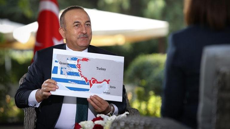 Latest news ... Chancellor Çavuşoğlu: This tension will not end if you do not surrender on the map of Seville