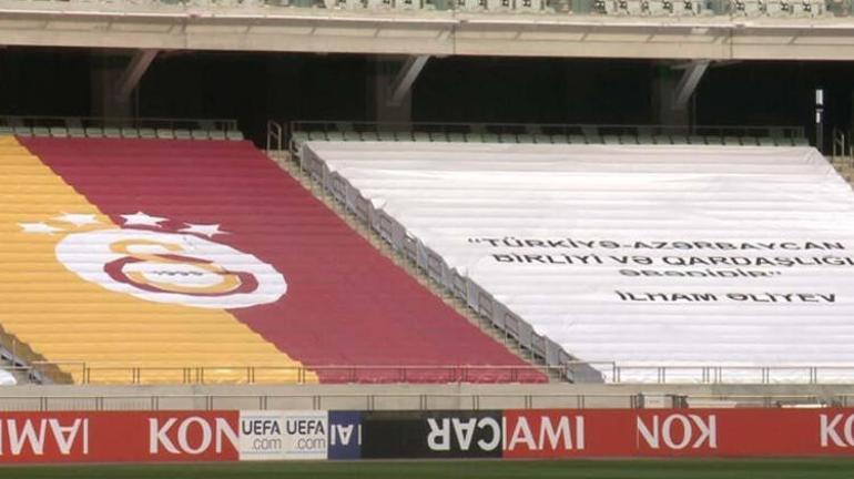 Son Dakika | Neftçi Bakü'den Galatasaray maçı öncesi anlamlı hareket! Atatürk pankartı...