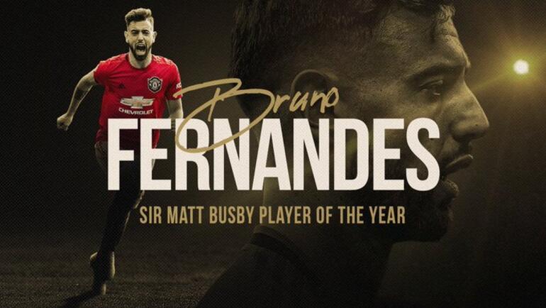 Manchester United'da yılın futbolcusu Bruno Fernandes!