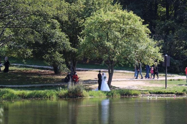 HES koduyla girilen Gölcük Tabiat Parkı’na yoğun ilgi