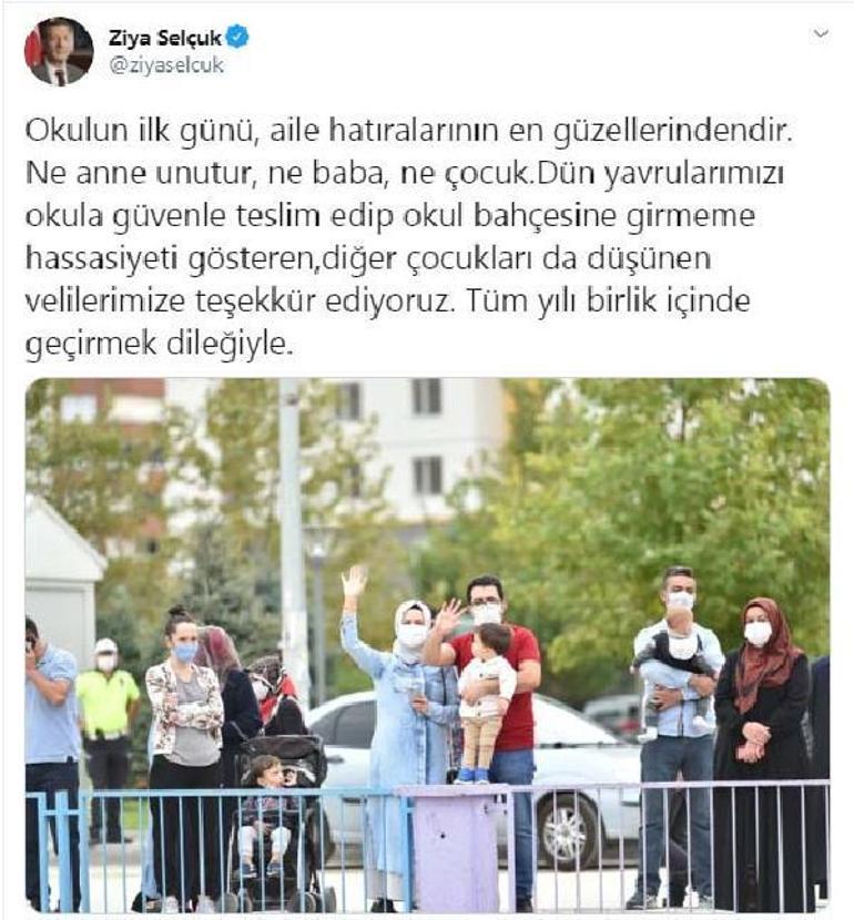 Bakan Selçuktan velilere teşekkür