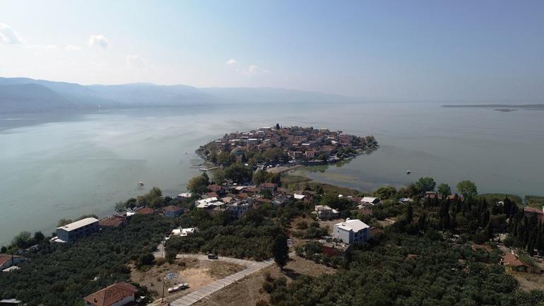 Avrupa’nın en güzel 30 kasabası arasına giren Gölyazı havadan görüntülendi